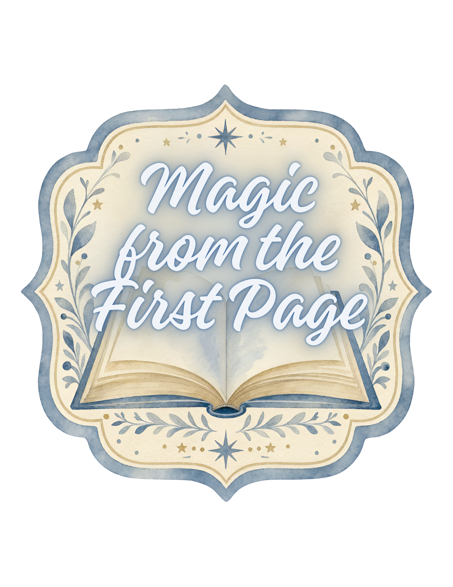Magic from the First Page Sticker