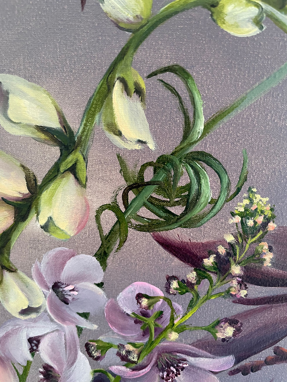 Thumbnail: Floral plume  70*100 cm