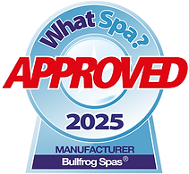 WhatSpa_ Approved Manufacturer 2025 logo - Bullfrog Spas.png