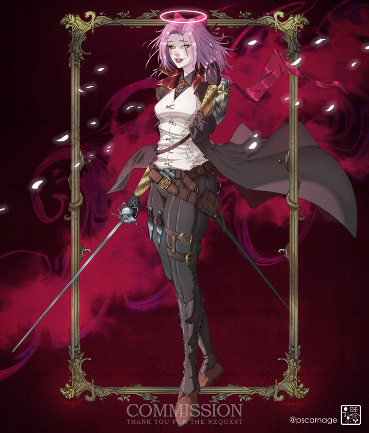 Cloie, Vampire Hunter | Client's OC [Commission]