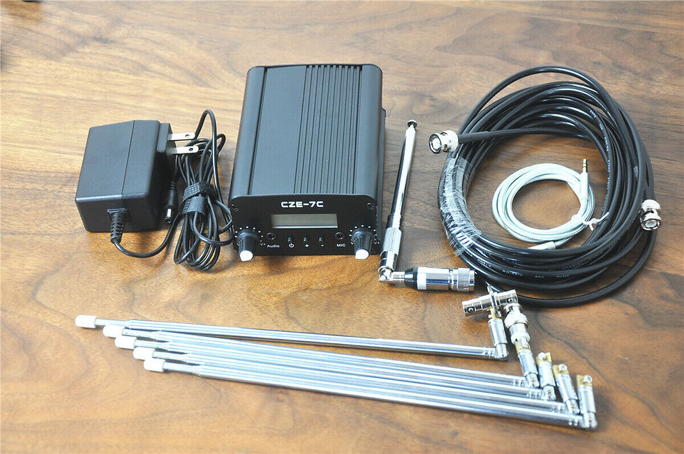 Thumbnail: HLLY 7WATT  FM RADIO TRANSMITTER 88Mhz-108Mhz