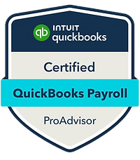 Intuit QuickBooks Certified ProAdvisor badge for QuickBooks Payroll