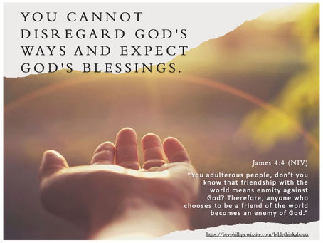 Disregarding God's Ways