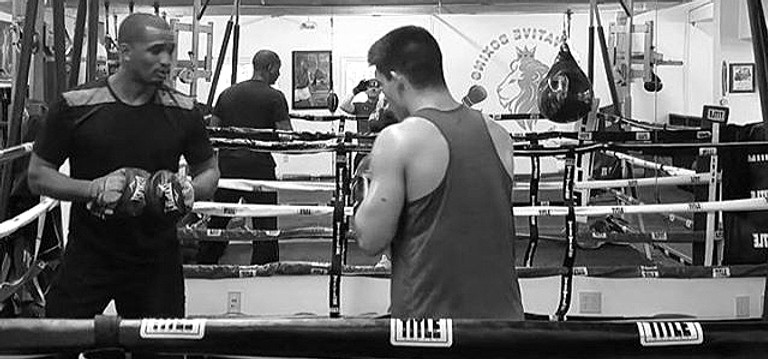 Personal Training with _adamybarzabal working the mitts with _torywilliamsjr_edited_edited
