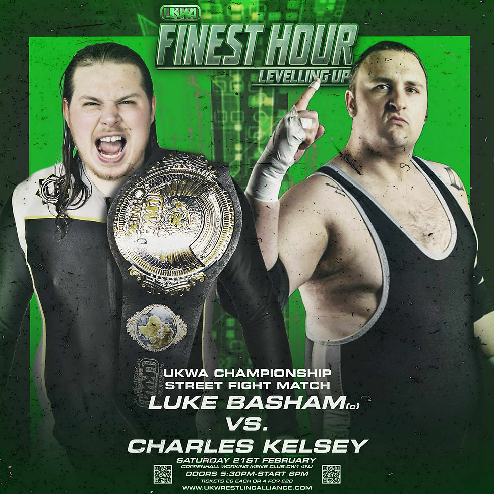 Finest Hour: Levelling Up - UKWA Championship Match