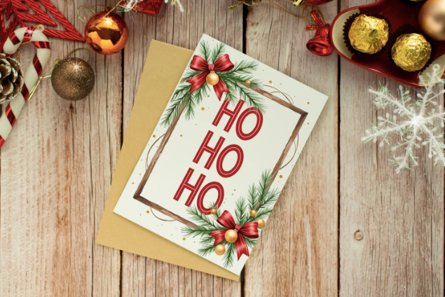 Thumbnail: Farmhouse Christmas Clipart Bundle, Holiday Borders & Frames
