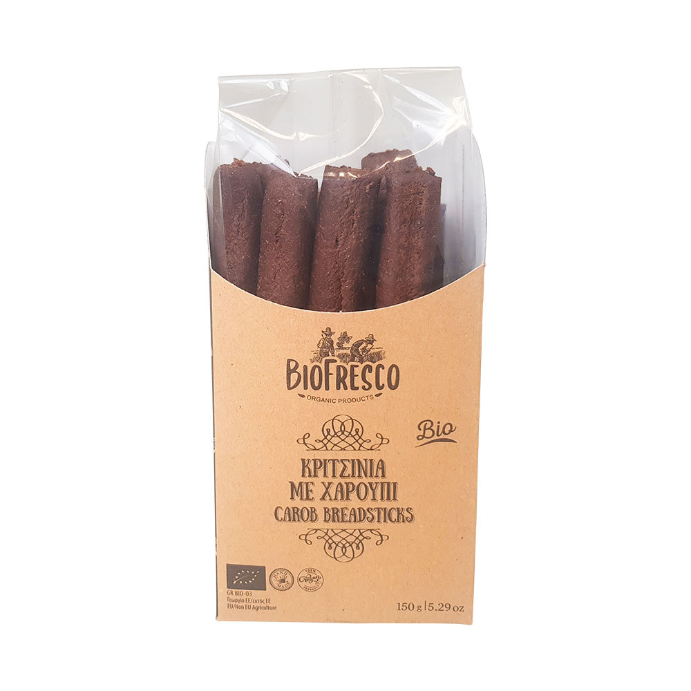 Κριτσίνια Με Χαρούπι 140gr