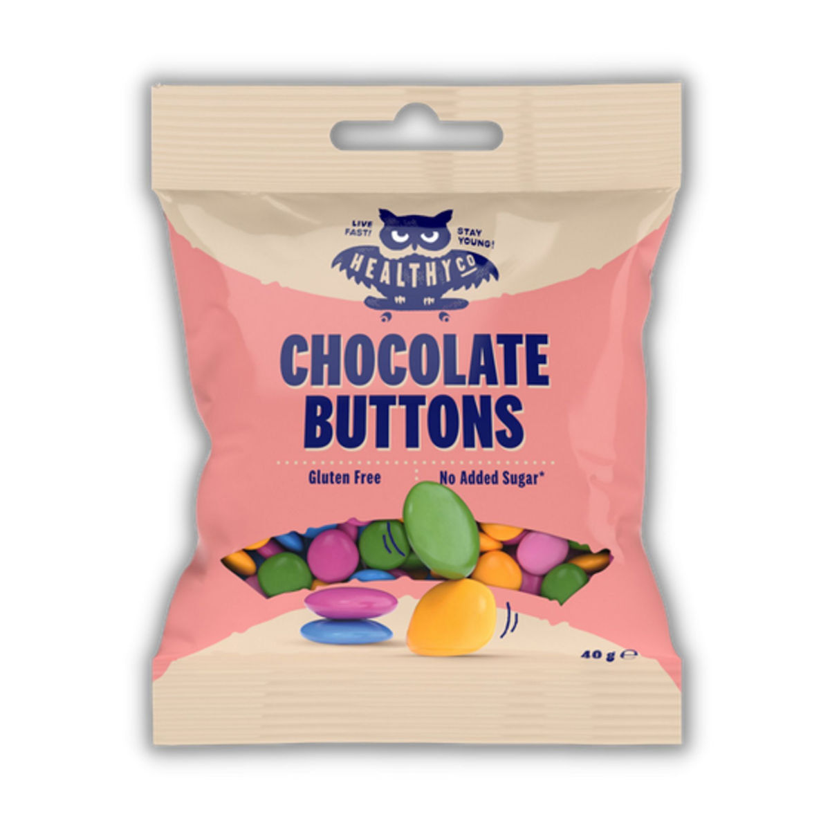 HealthyCo Chocolate Buttons 40gr