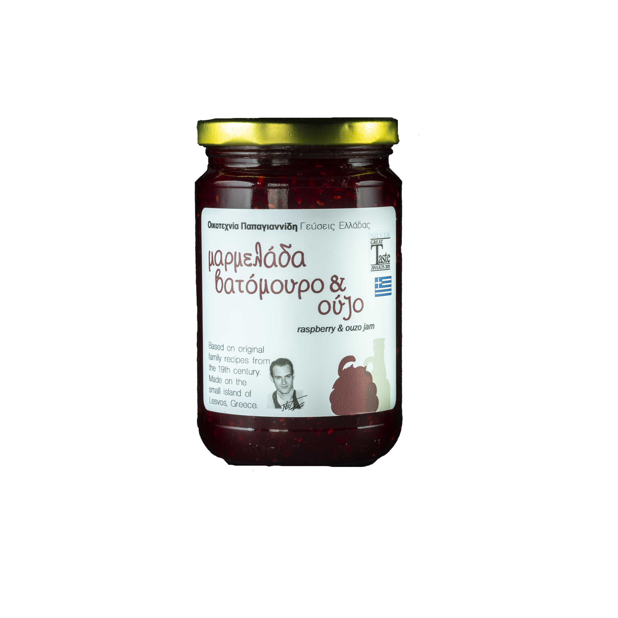 Μαρμελάδα Βατόμουρο & Ούζο 380gr