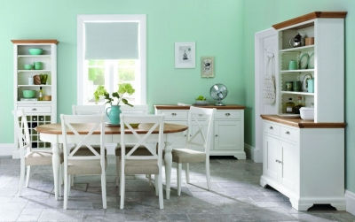 Thumbnail: Hampstead Ivory Bonded Leather Upholstered stools (Pair)