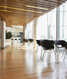 Wooden Floor Lobby