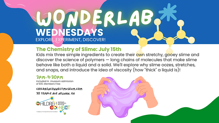 Website Banner The Chemistry of Slime Wonderlab Wednesdays 071526 CCM.png