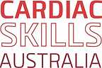 Red bold logo of Cardaic Skills Australia over three lines