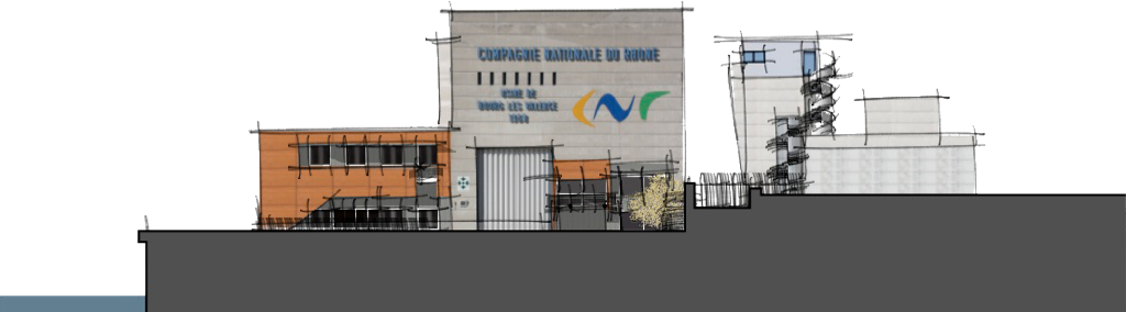 Projet de bureaux CNR
Bourg les Valence 