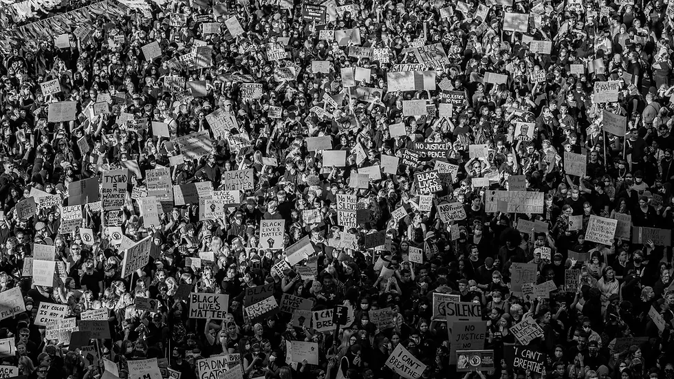 A Black Lives Matter protest. Teemu Paananen/Unsplash