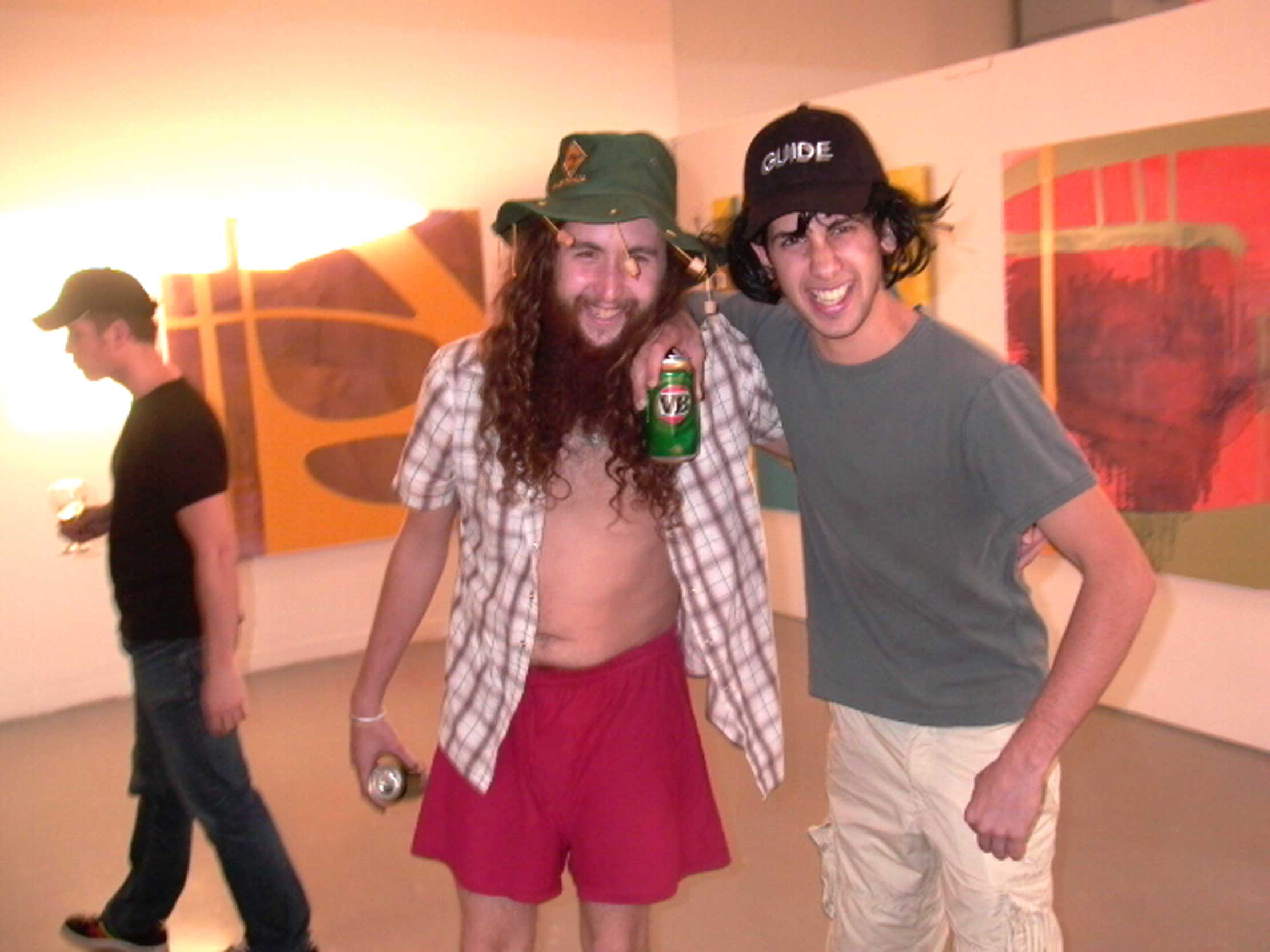 M' Trashy Men barging into Gallery