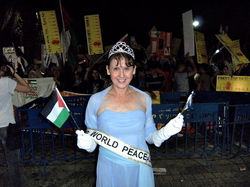 Palestinian Protest in central Tel A