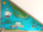 The mural is one of the most unique features at Casa Feliz