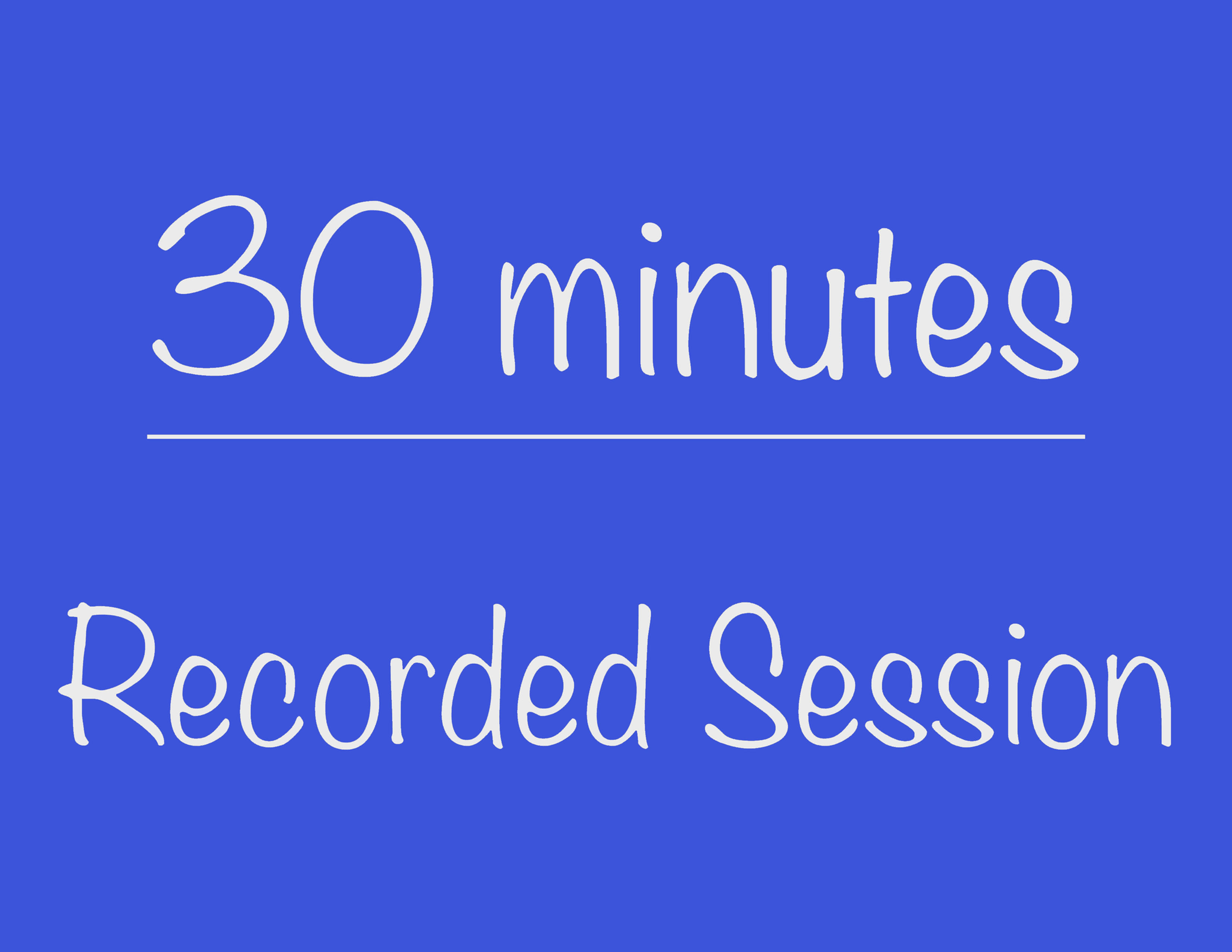 Parents 30-minute Recorded Virtual Program