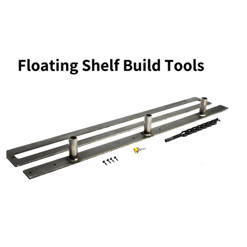 Drilling & Routing Kit for Solid Wood Floating Shelf Sheppard Brackets