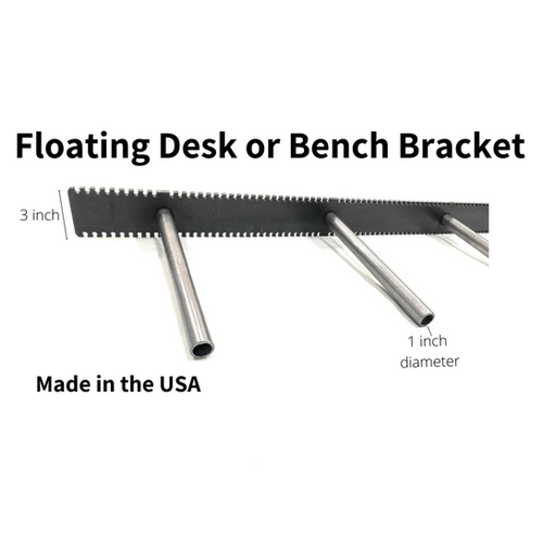 Floating Desk/Bench Bracket Sheppard Brackets