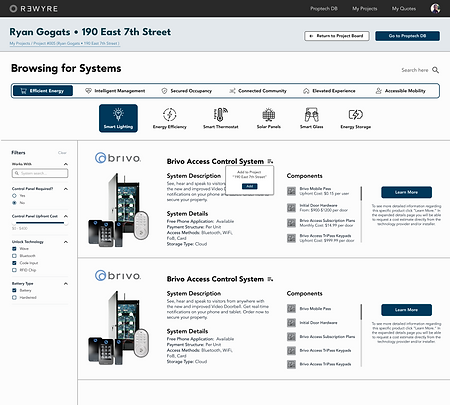 Add Pinned System from Proptech DB Flow - Add to Project Dropdown.png