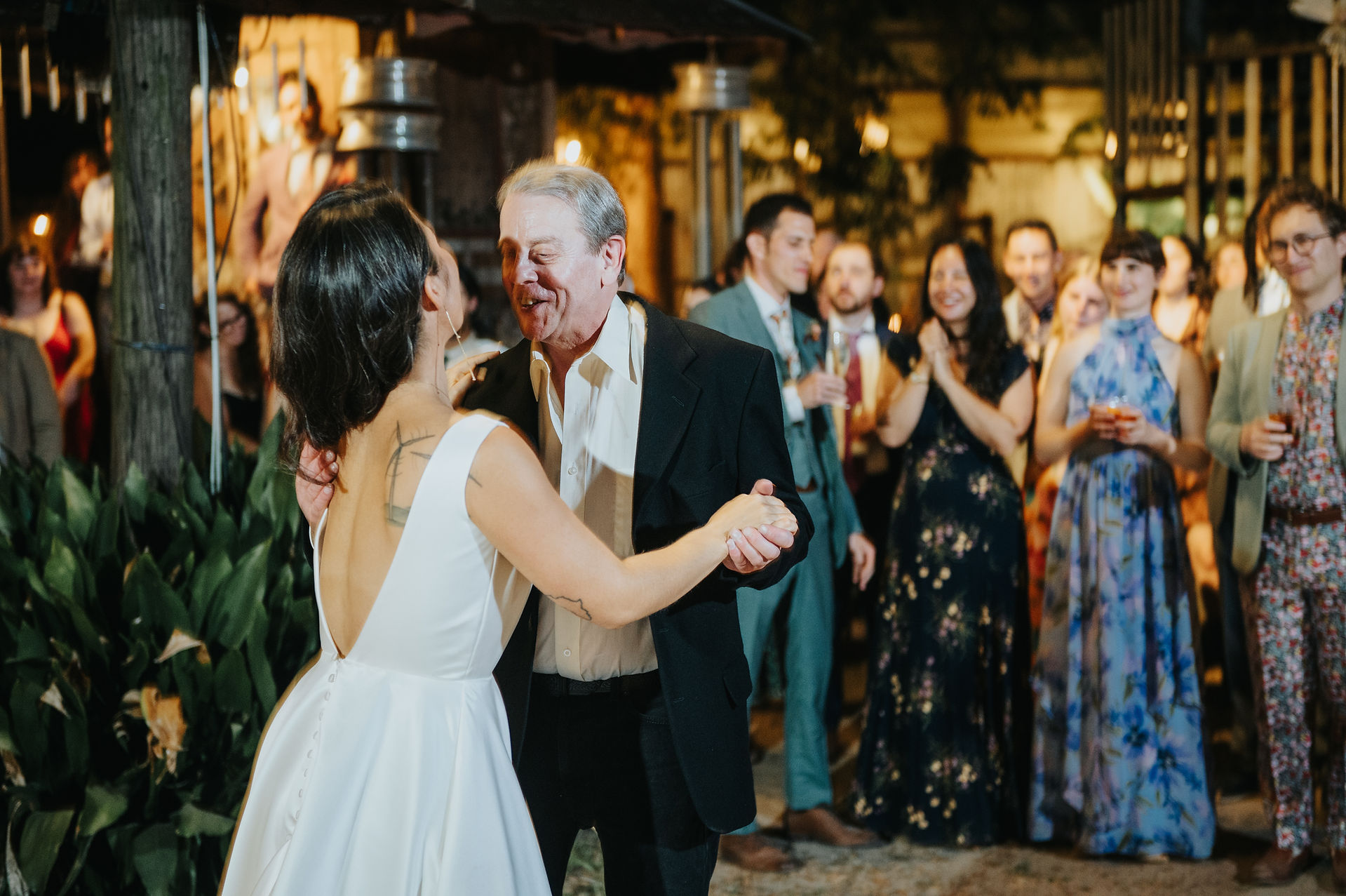 father daughter dance at new orleans wedding