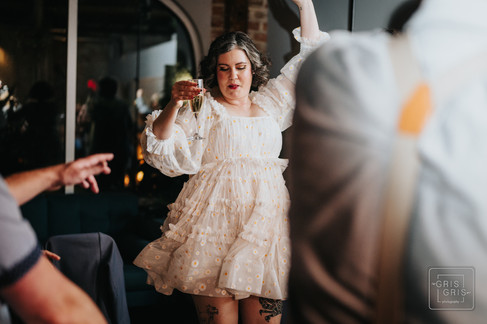 bride dancing