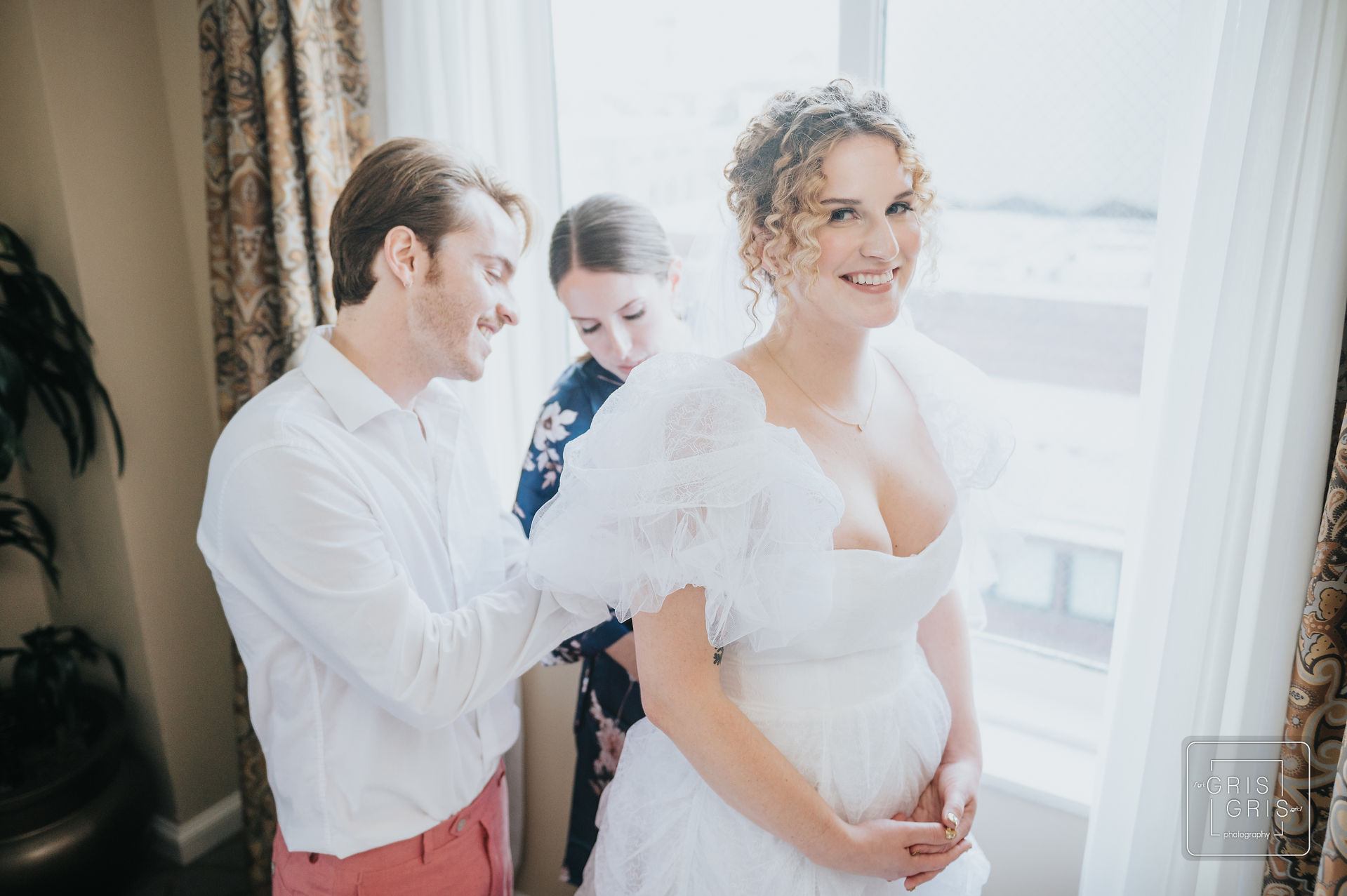 bride getting ready