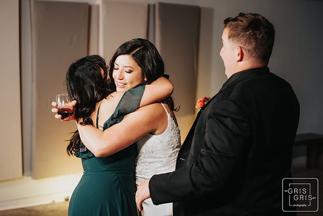 hugs after speech