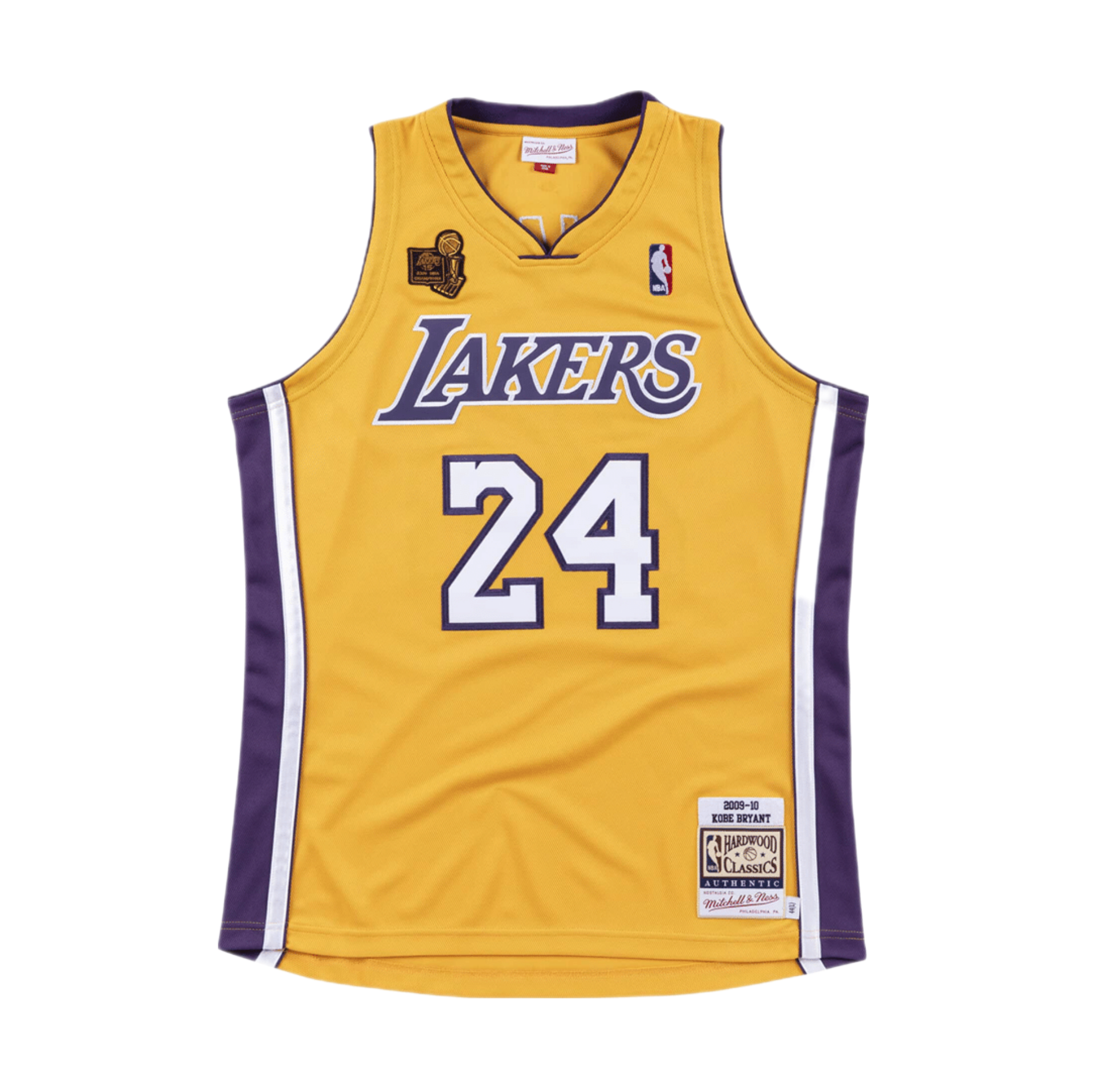 KOBE BRYANT LOS ANGELES LAKERS 09/10 THROWBACK JERSEY