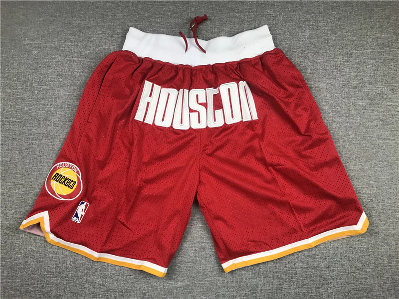 HOUSTON ROCKETS RETRO SHORTS (RED