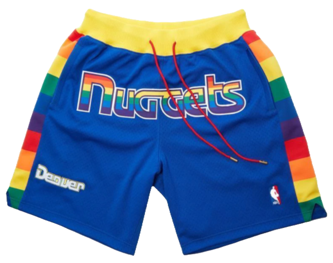 DENVER NUGGETS RETRO SHORTS