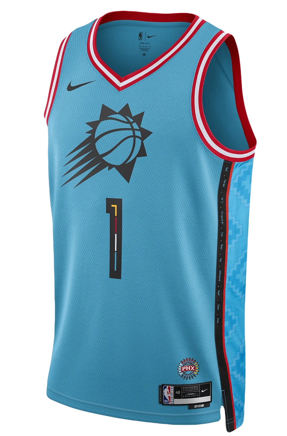DEVIN BOOKER PHOENIX SUNS 2022-23 CITY EDITION JERSEY