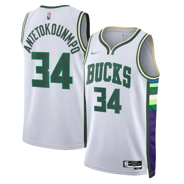 GIANNIS ANTETOKOUNMPO MILWAUKEE BUCKS JERSEY