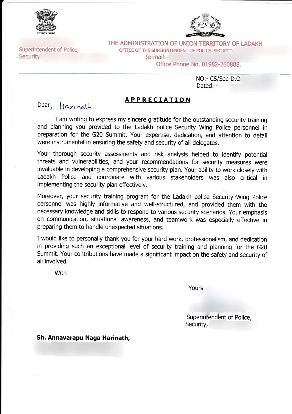 Diplomatic Protection - G20
