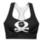 Thumbnail: Blind Eye Logo Compression Sports Bra BLACK