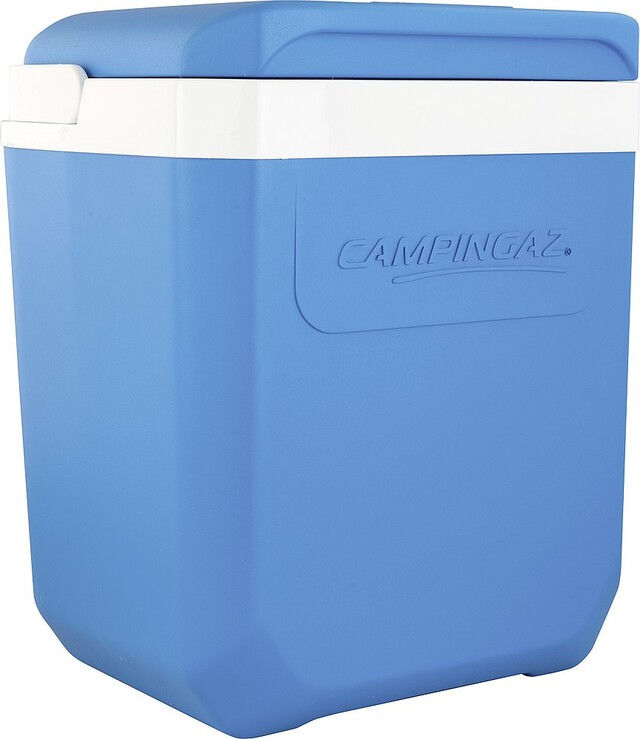 Kühlbox Icetime Plus 30 l, blau / weiß