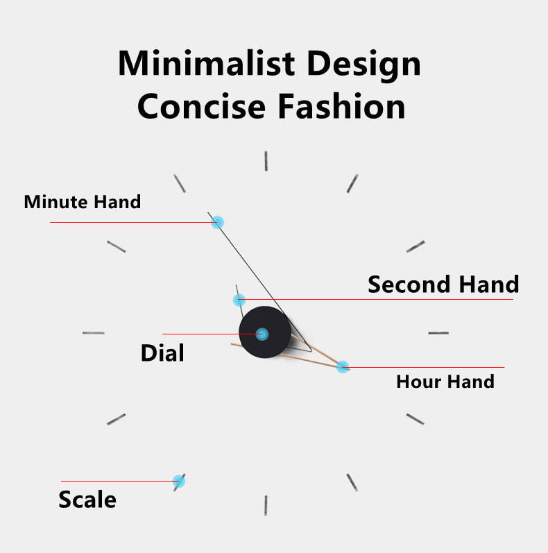Thumbnail: DIY Wall Clock Personalized Art Decorate Mute Wall Decor Clock Modern Design Min