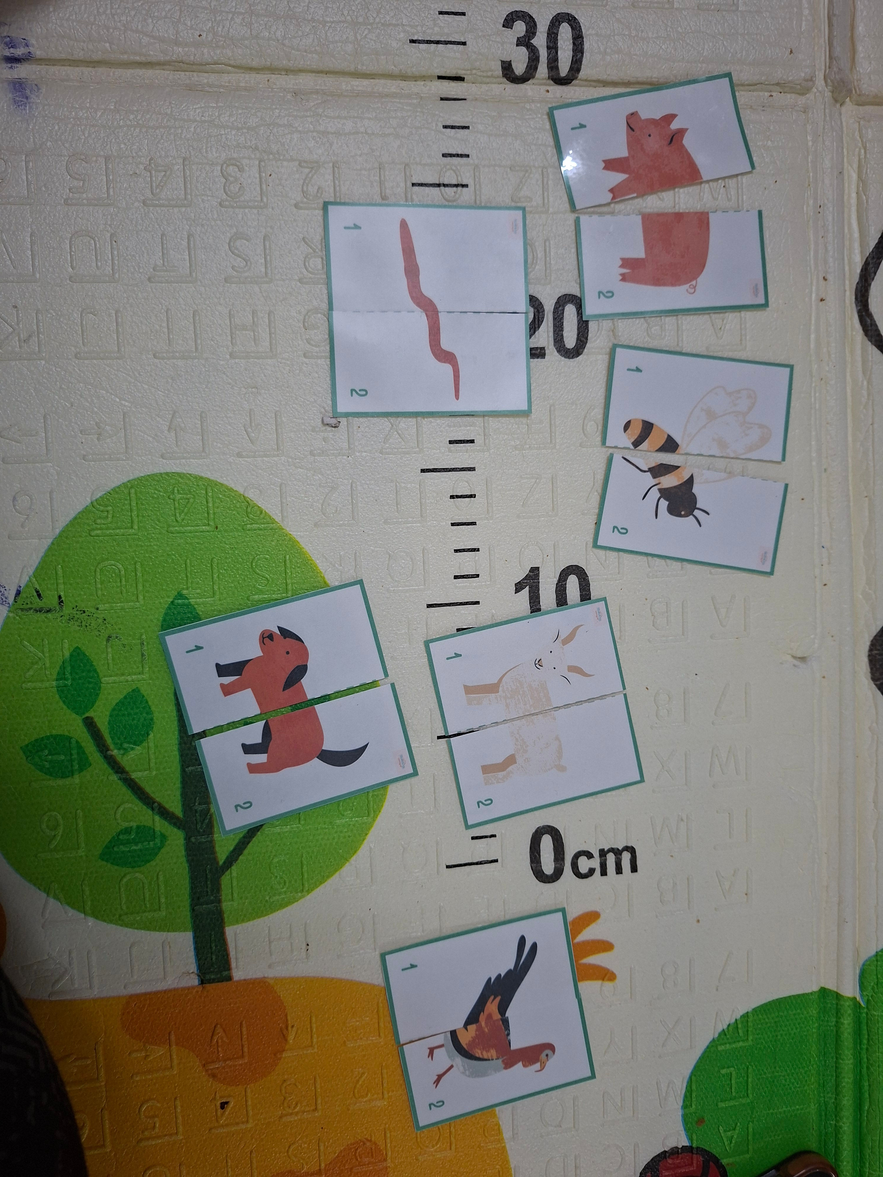 2 piece number puzzle 