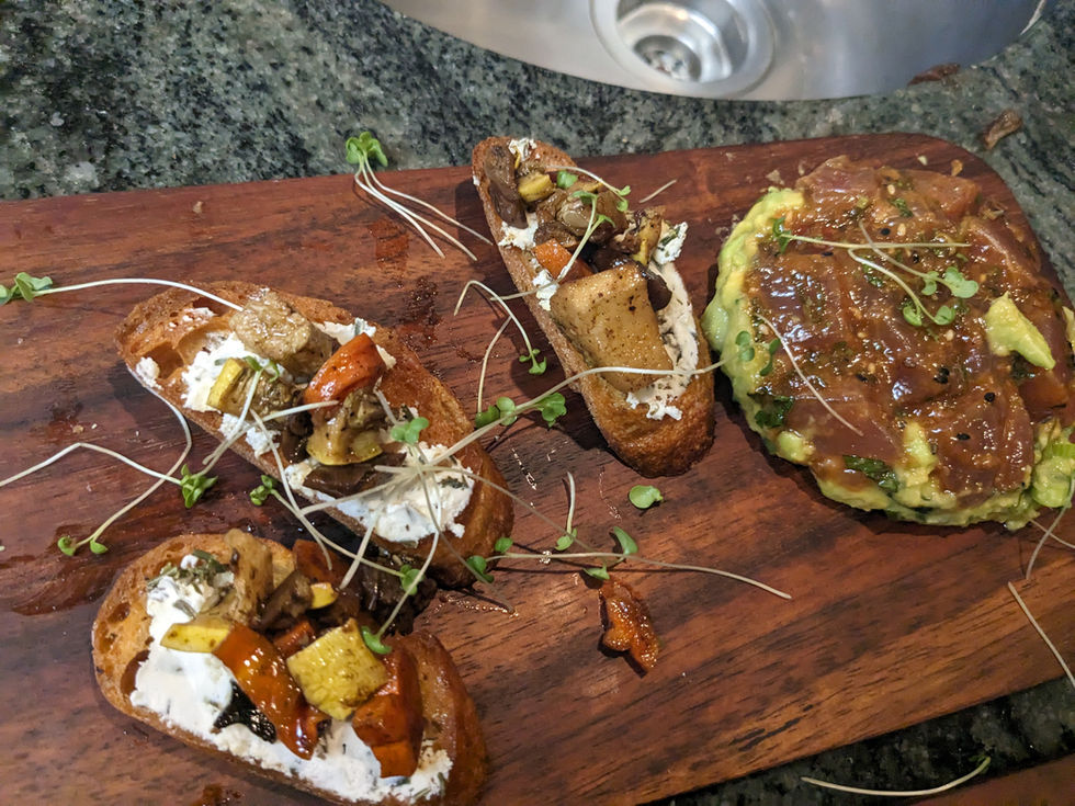 Private Dinner Using Small Koa Boards