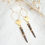 Thumbnail: Ceramic Porcupine Quill Earrings