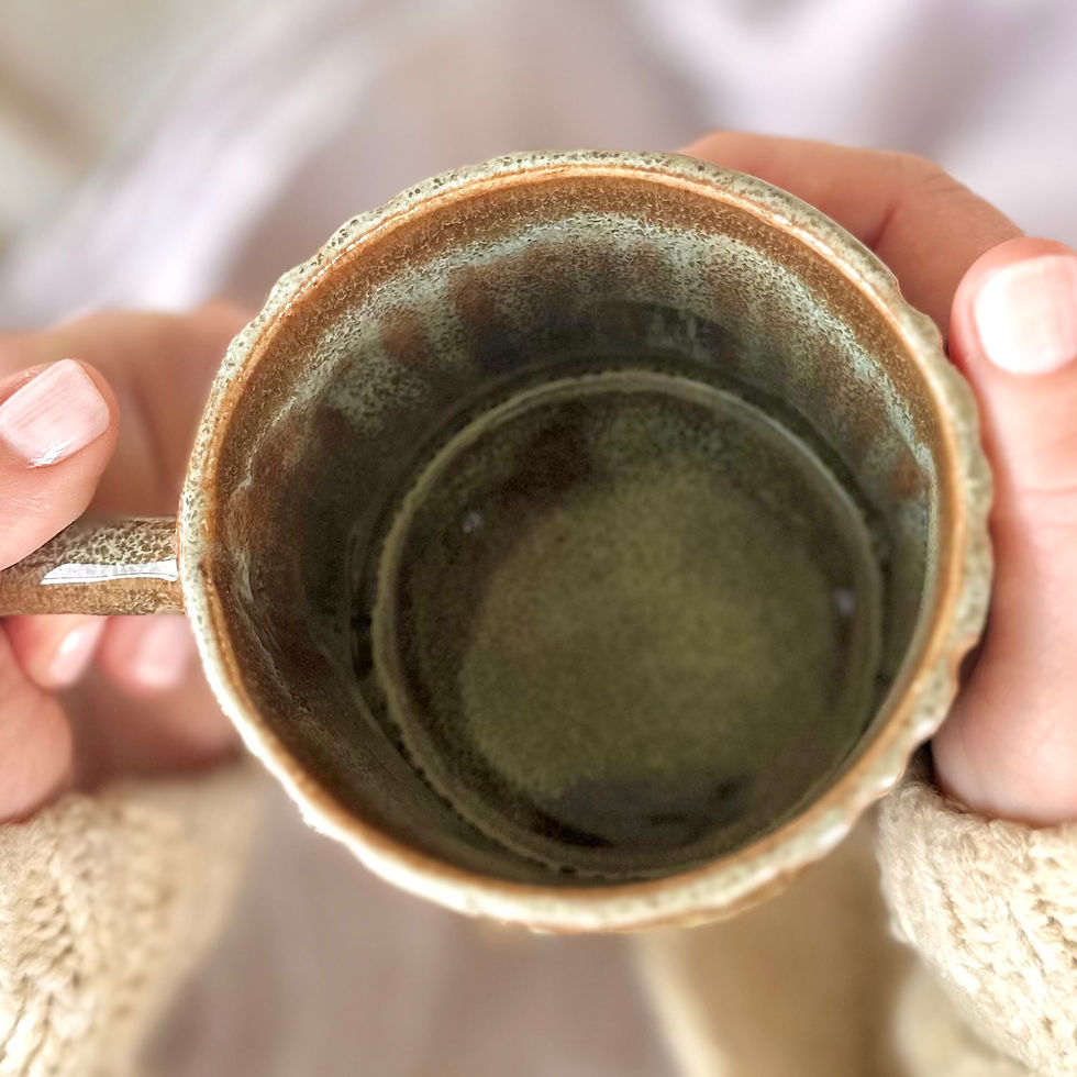 Thumbnail: Mossy Brown Bark Mug