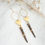 Thumbnail: Ceramic Porcupine Quill Earrings