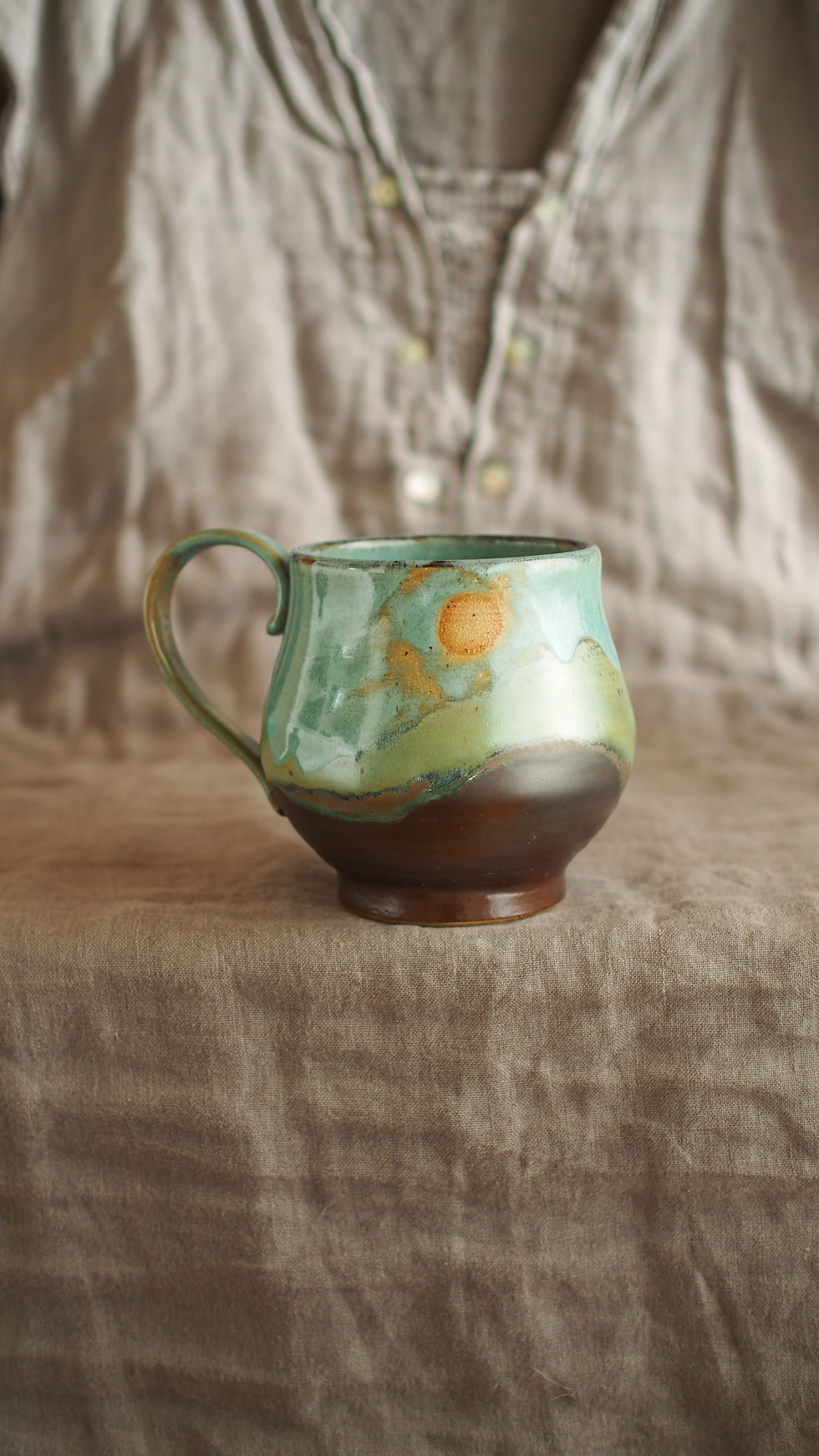 Thumbnail: Large Turquoise Sky Mug