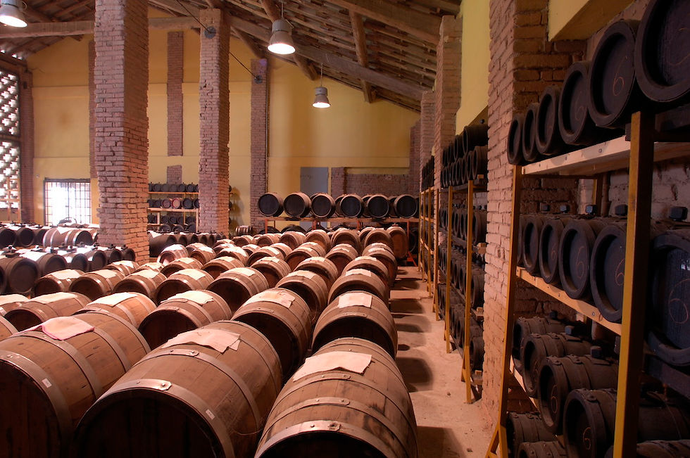 Thumbnail: Balsamessig in Fässern