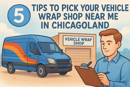 5 Tips To Pick Your Vehicle Wrap Shop Near Me In Chicagoland