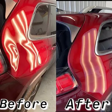 Hail/Dent Before & After photo