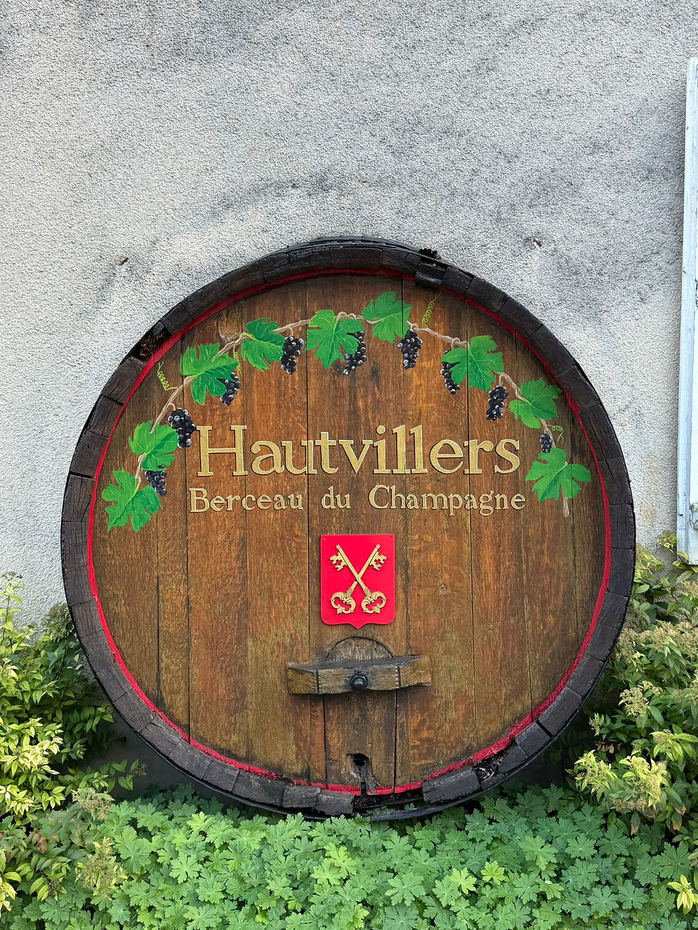 sud od Champagne ve vesnici Hautvillers