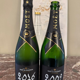 lahve Moet a Chandon, ročník 2026 a 2009